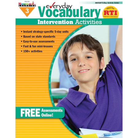 Newmark Learning Everyday Intervention Activities for Vocabulary, Grade 3 NL0160